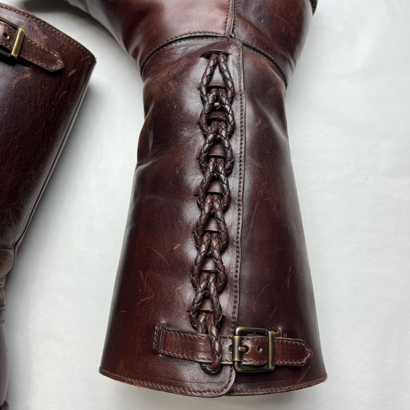 Bottega Veneta Dark Brown Leather Boots - Picture 7 of 16